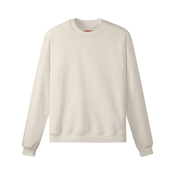 Raglan Fleece Lined Oversized Sweatshirt [Rice Apricot]