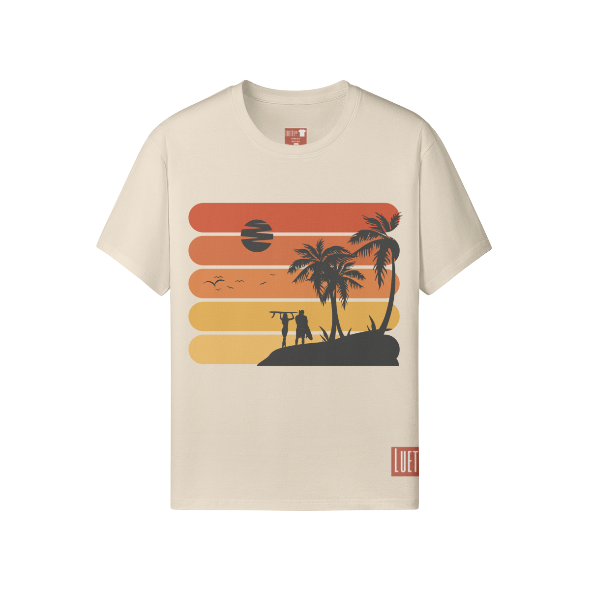 Vintage Surfing Unisex Classic Fit Crew Neck T-shirt