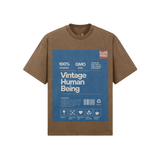 Premium Quality "Vintage Human Being" OVERSIZED T-shirt