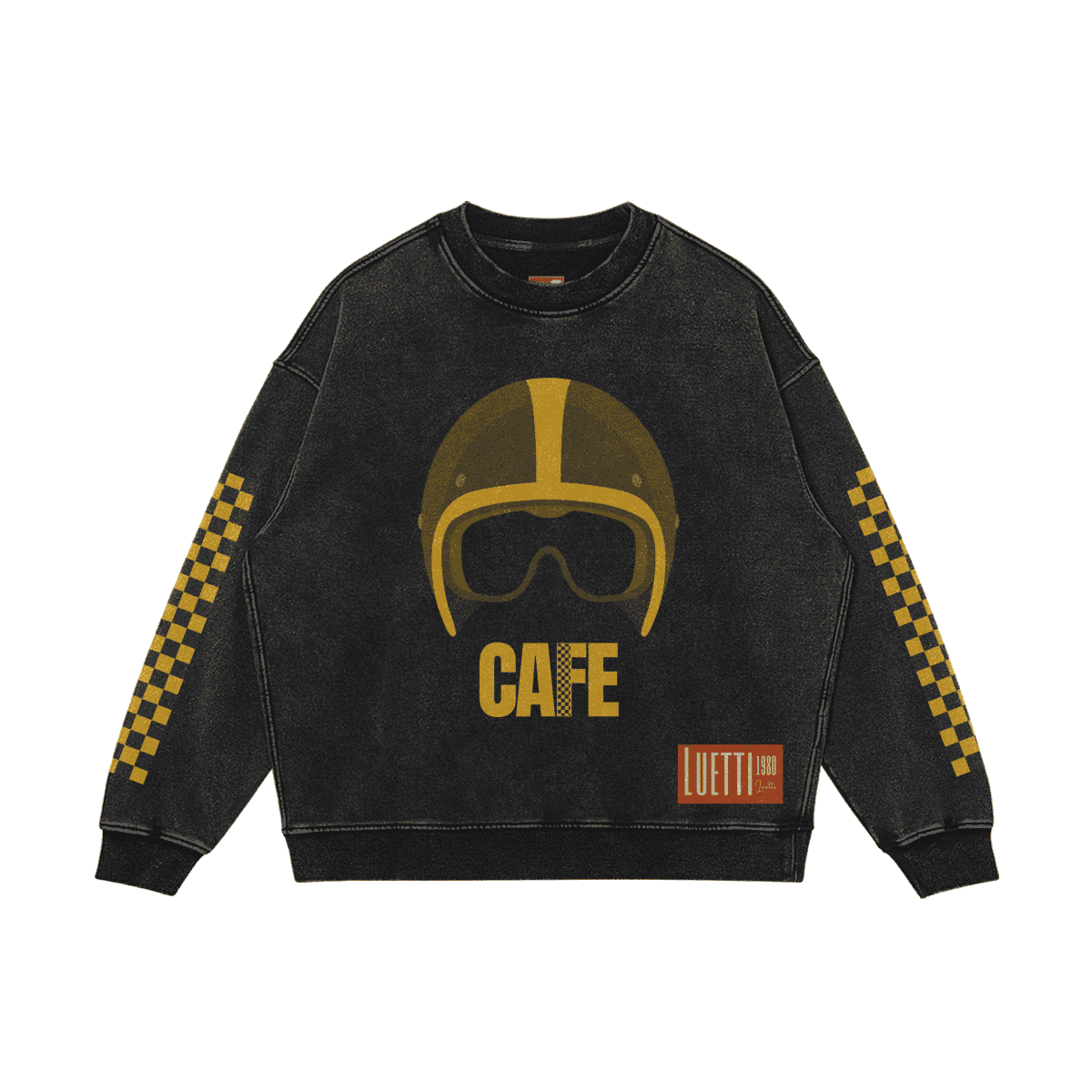 Premium Quality Vintage Cafe Racer Heavy Weight Oversized Sweatshirt