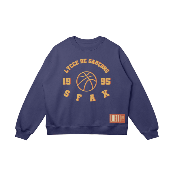 1995 Vintage High School Varsity Drop Shoulders Sweatshirt