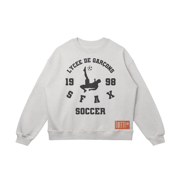 1998 Vintage High School Soccer Varsity Drop Shoulders Sweatshirt