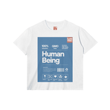 "Human Being" Label Regular Fit T-shirt