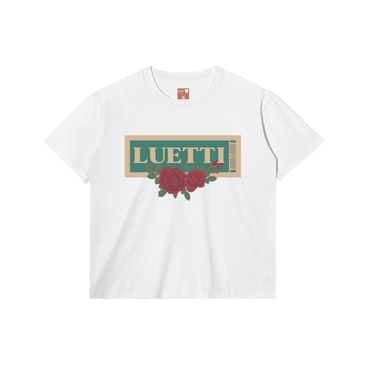 Luetti 1980 Roses and script Regular Fit T-shirt