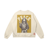 Peace Drop Shouders Sweatshirt