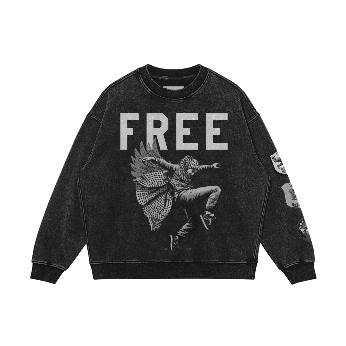 Freedom Dance Oversized Washed Sweatshirt