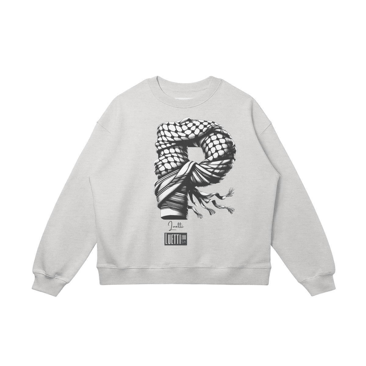 P For Palestine Drop Shoulders Sweatshirt