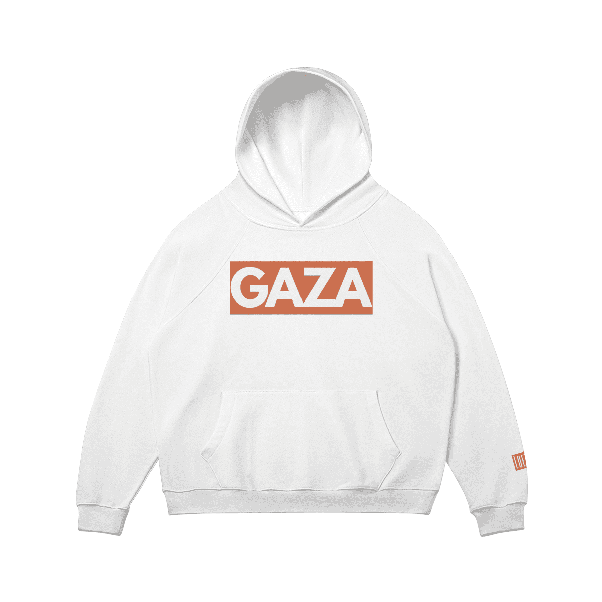 Gaza Raglan Oversized Pullover Hoodie