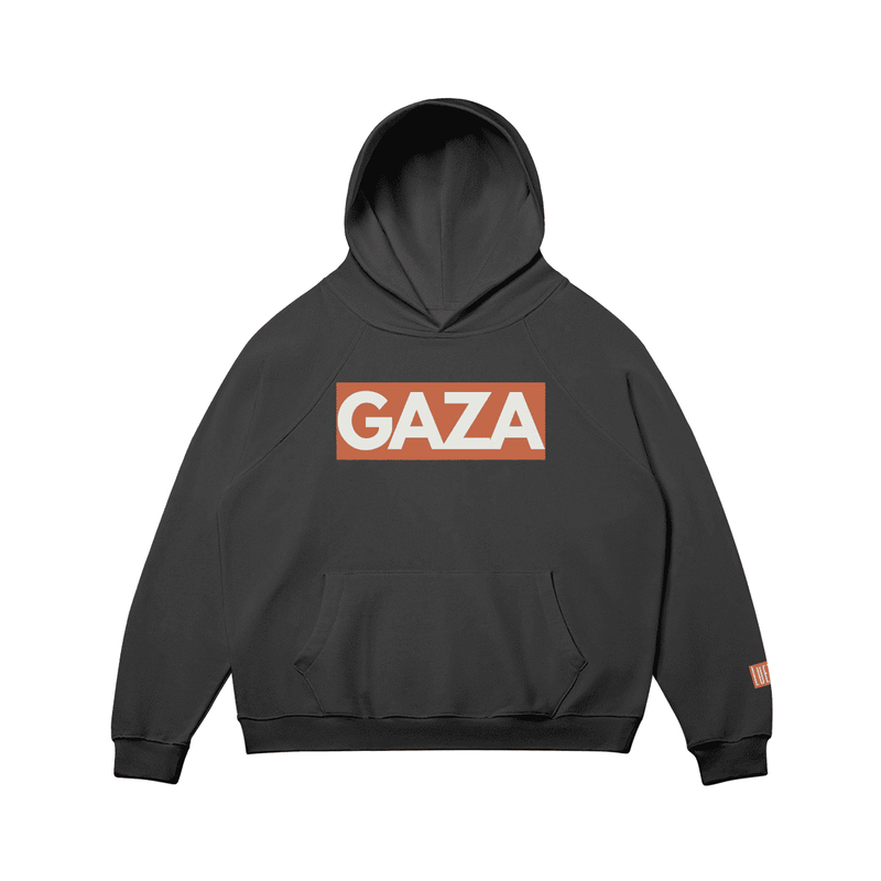 Gaza Raglan Oversized Pullover Hoodie