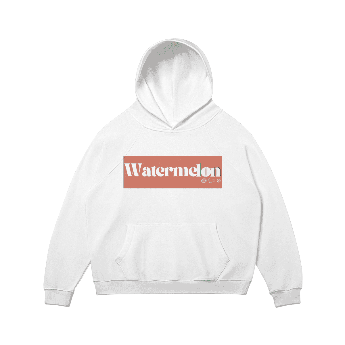 Watermelon Oversized Raglan Hoodie