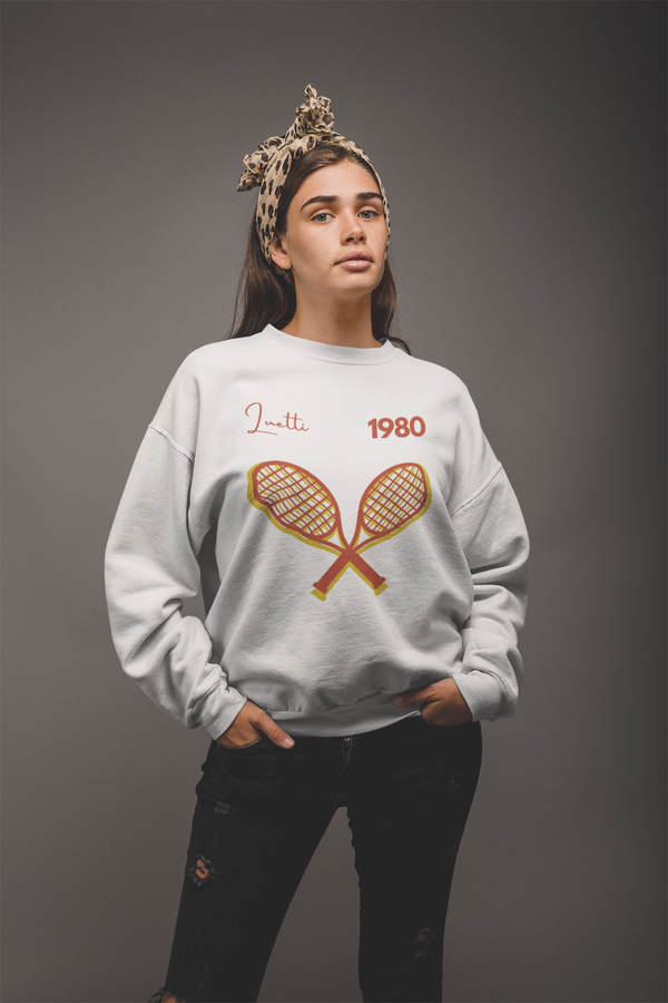 Luetti 1980 Retro Tennis Sweatshirt